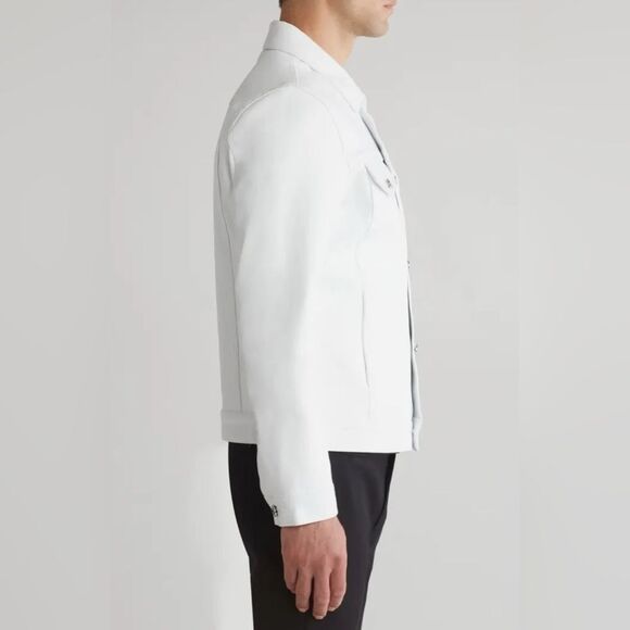 Monfrère Dean Leather Trucker Jacket size S - Picture 4 of 16